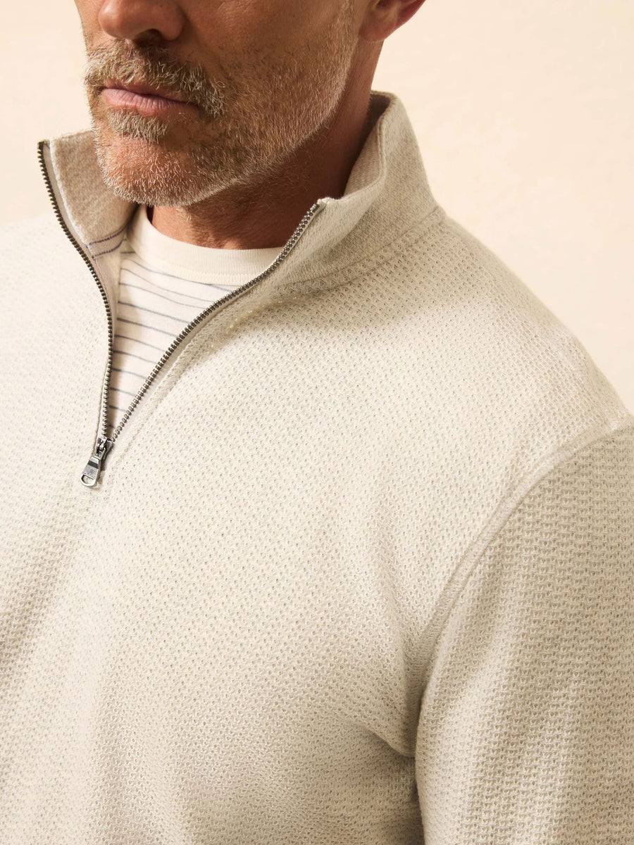 Textured Knit Quarter-Zip