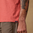 Load image into Gallery viewer, Sunwashed Pocket Tee - Coral Red
