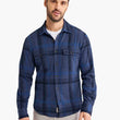 Load image into Gallery viewer, Dunewood Flannel Shirt - Navy Water Plaid
