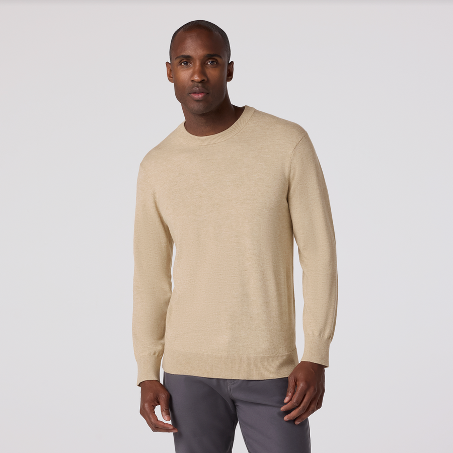 Heritage Crewneck Sweater - Khaki