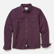 Load image into Gallery viewer, Pacifica Stretch Twill Overshirt - Burgundy Neps
