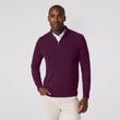 Load image into Gallery viewer, Heritage Quarter Zip Sweater - Eggplant
