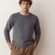 Load image into Gallery viewer, Noah Roll Neck Sweater - Mood Indigo
