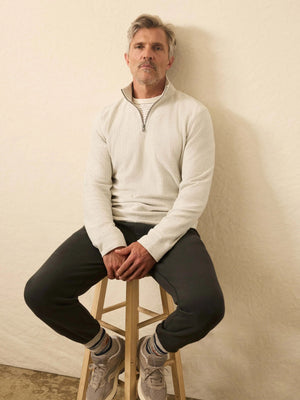 Textured Knit Quarter-Zip