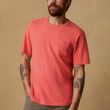 Load image into Gallery viewer, Sunwashed Pocket Tee - Coral Red
