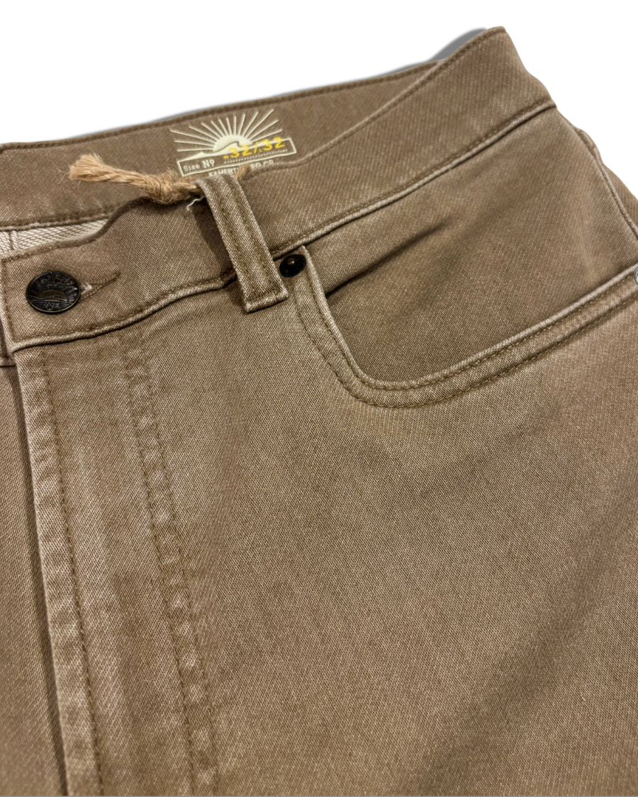 Stretch Terry 5-Pocket - Dark Rye