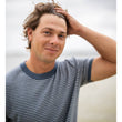 Load image into Gallery viewer, Seawell Beach Stripe Tee - Marine
