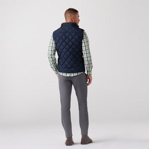 Belmont Quilted Vest - Navy Solid