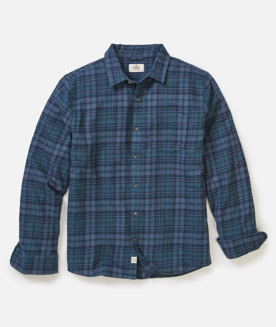 Tahoe Flannel - Green Plaid