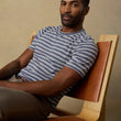 Load image into Gallery viewer, Sunwashed Tee - Whitecap Navy Stripe
