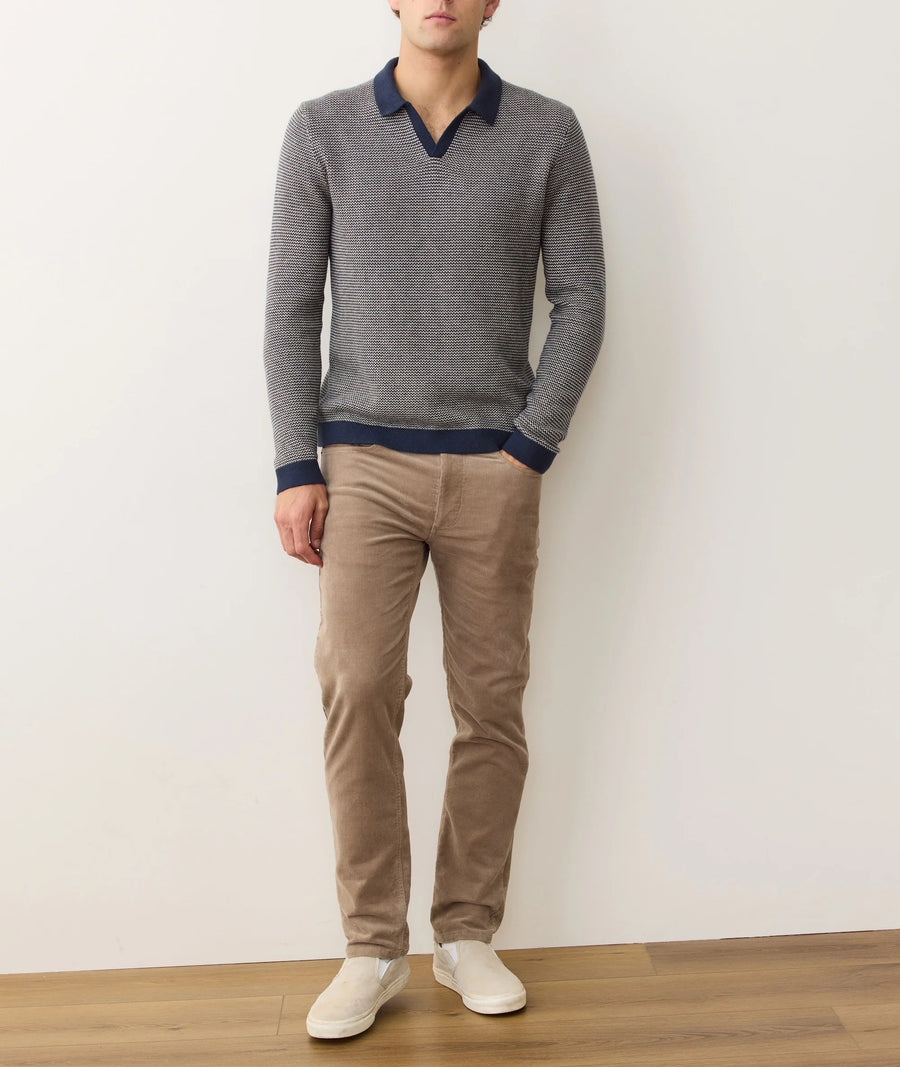 Liam L/S Sweater Polo