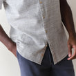 Load image into Gallery viewer, Stretch Selvage Short-sleeve - Blue Mini Stripe
