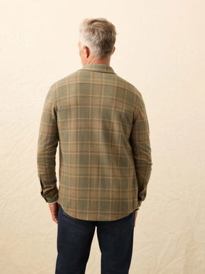 Legend Sweater Shirt - Woodland Olive Plaid