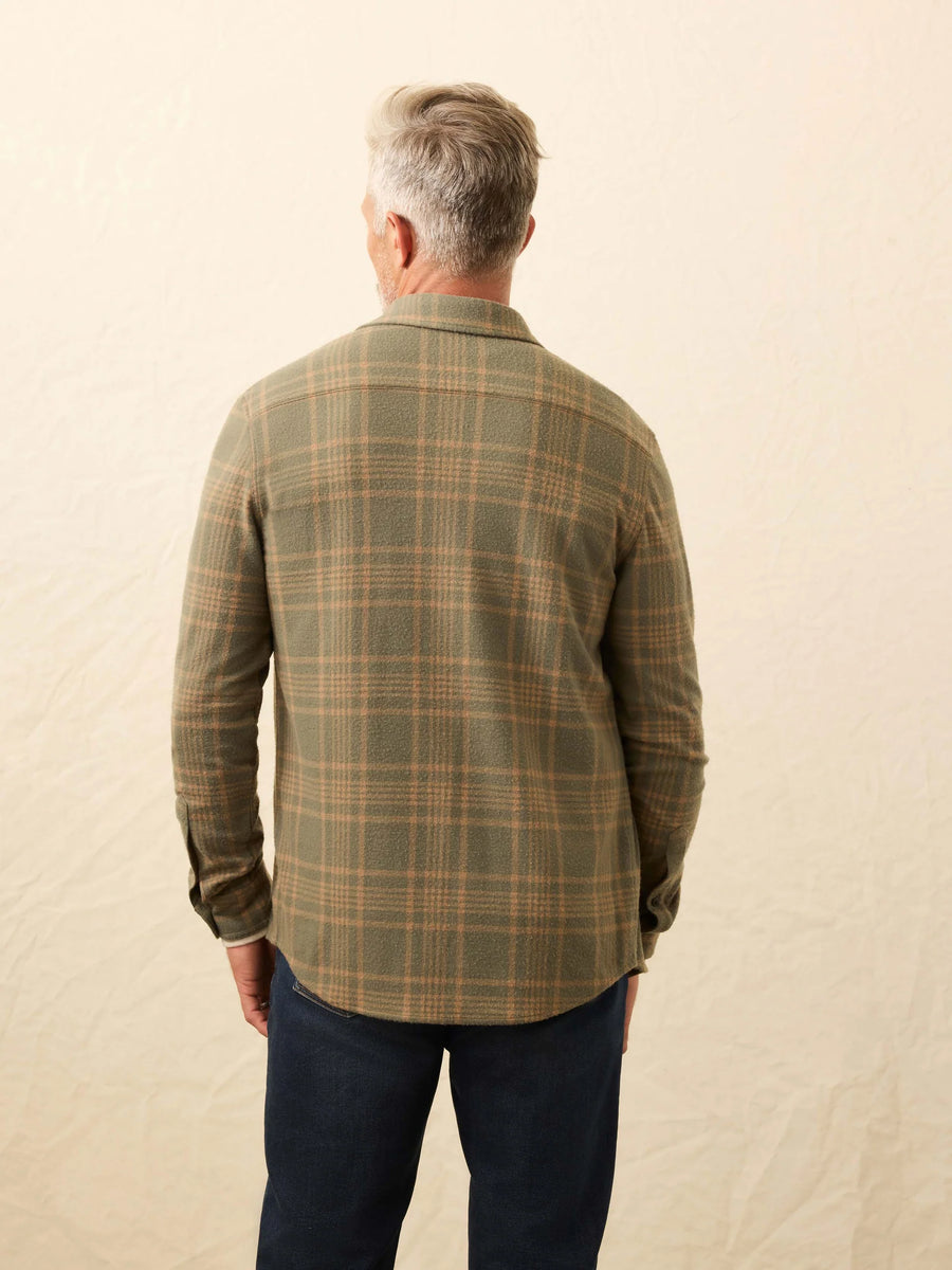 Legend Sweater Shirt - Woodland Olive Plaid