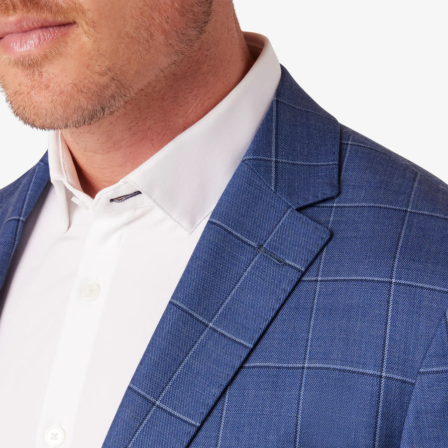 Lavelle Blazer True Blue Windowpane Phineas Gage West Chester