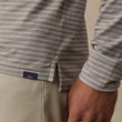 Load image into Gallery viewer, Movement Polo L/S - Cedar Water Stripe

