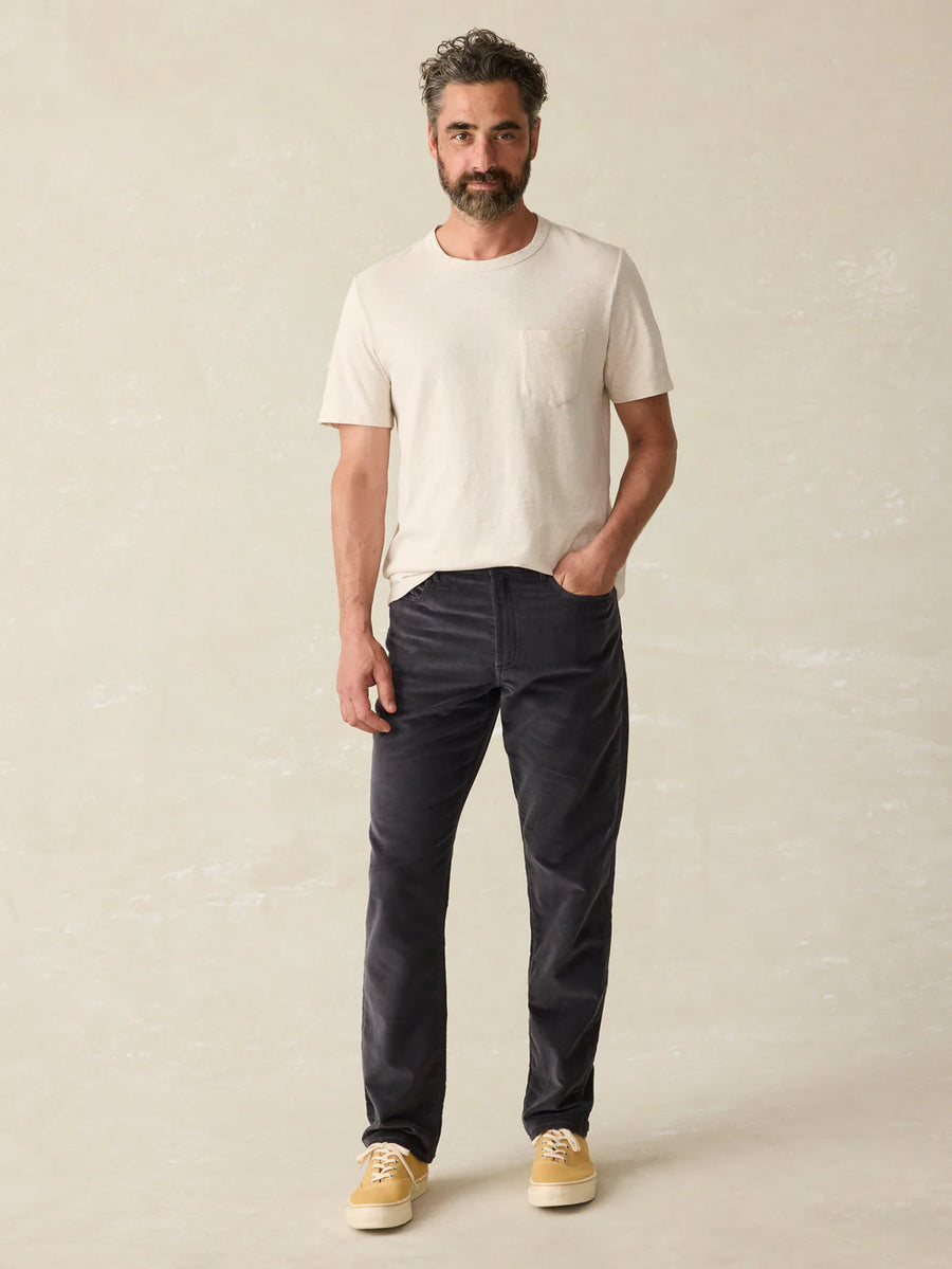 Stretch Terry Corduroy 5-Pocket