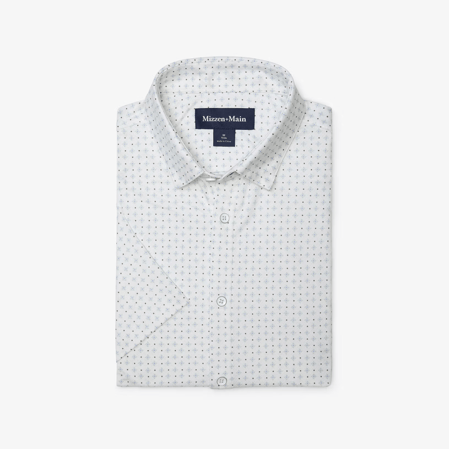 Halyard Shirt - Pale Green Pyramid