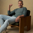 Load image into Gallery viewer, Sunwashed Dockside Sweater - Mountain Olive
