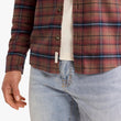 Load image into Gallery viewer, Seaside Flannel Shirt - Burgundy Plaid
