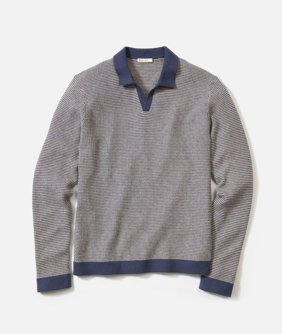 Liam L/S Sweater Polo