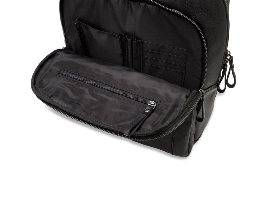 Nappa Backpack - Black