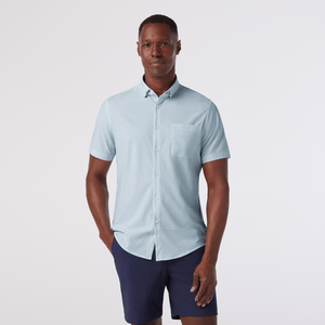Leeward SS - White Geo Bloom
