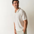 Load image into Gallery viewer, Greyson Sweater Polo - White
