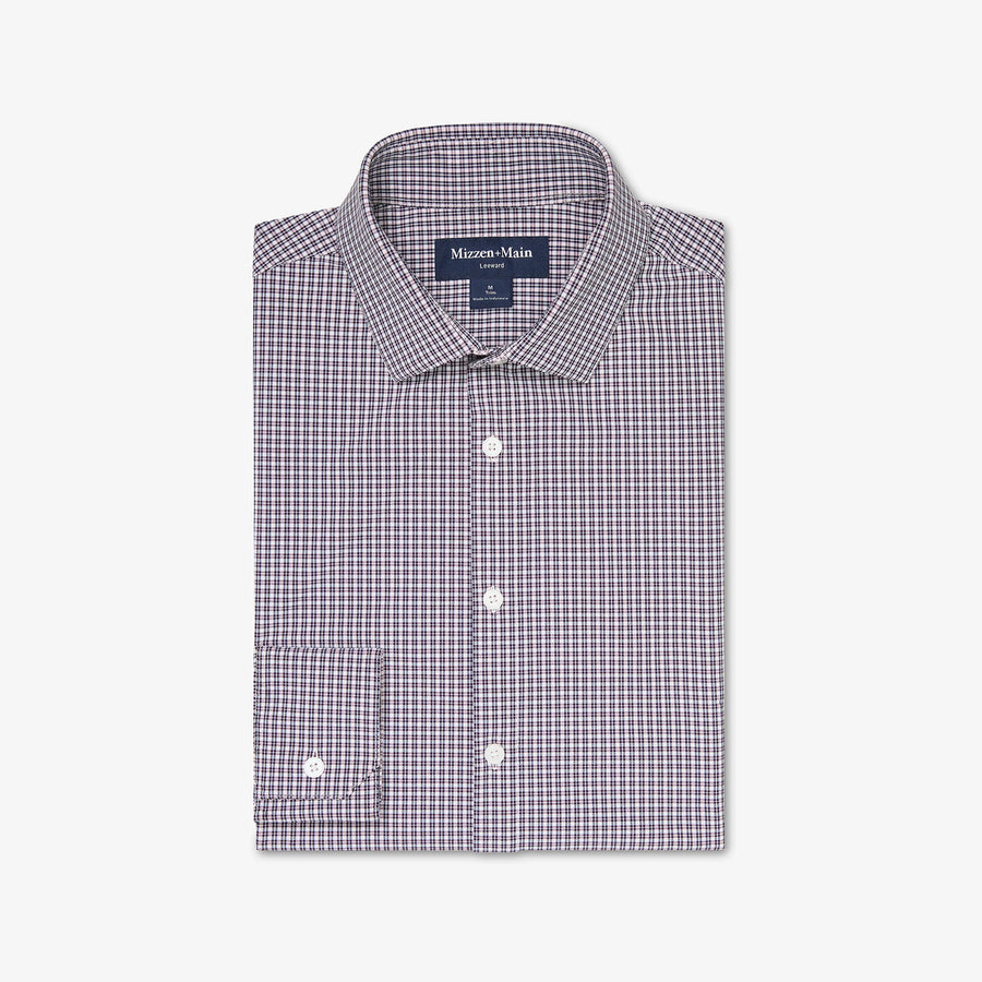 Leeward - Eggplant Winston Check