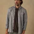 Load image into Gallery viewer, Coastline Knit Shirt - Grey Cloud Plaid
