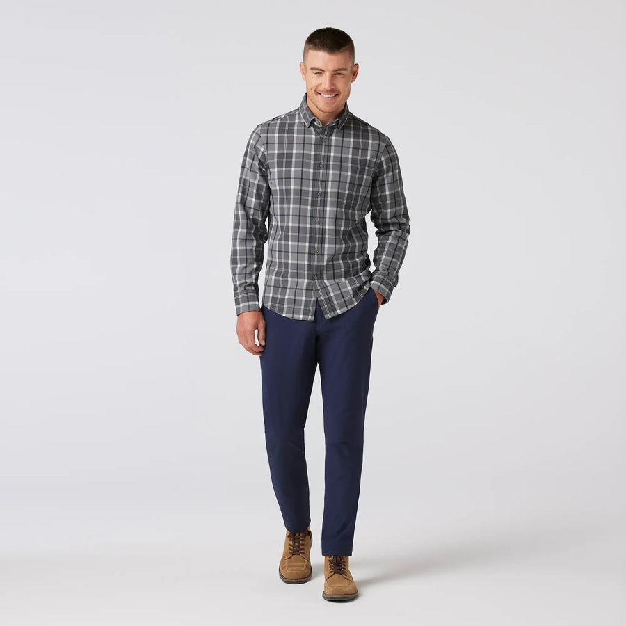 City Flannel - Pewter Timothy Plaid