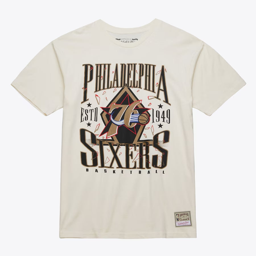 76ers Shattered Lockup Tee