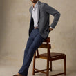 Load image into Gallery viewer, Inlet Tweed Knit Blazer - Gray Herringbone
