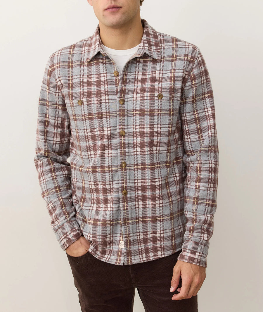 Pacifica Stretch Twill Shirt - Warm Plaid