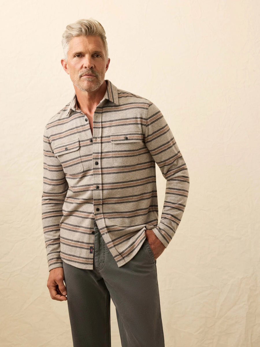 Legend Sweater Shirt - Rock Coast Stripe