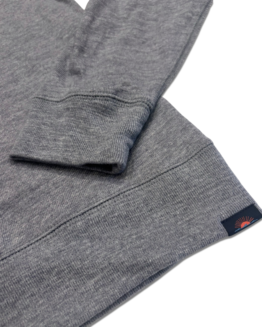 Sunwashed Slub Hoodie - Iron Blue Heather