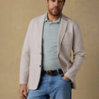 Load image into Gallery viewer, Inlet Knit Tweed Blazer - Khaki Herringbone

