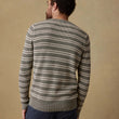 Load image into Gallery viewer, Sunwashed Crewneck Sweater - Sage Stripe
