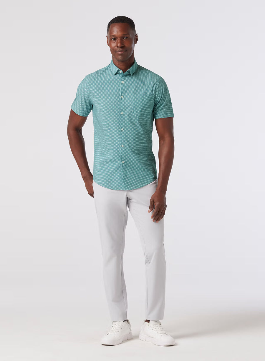 Leeward SS - Pale Blue Clover