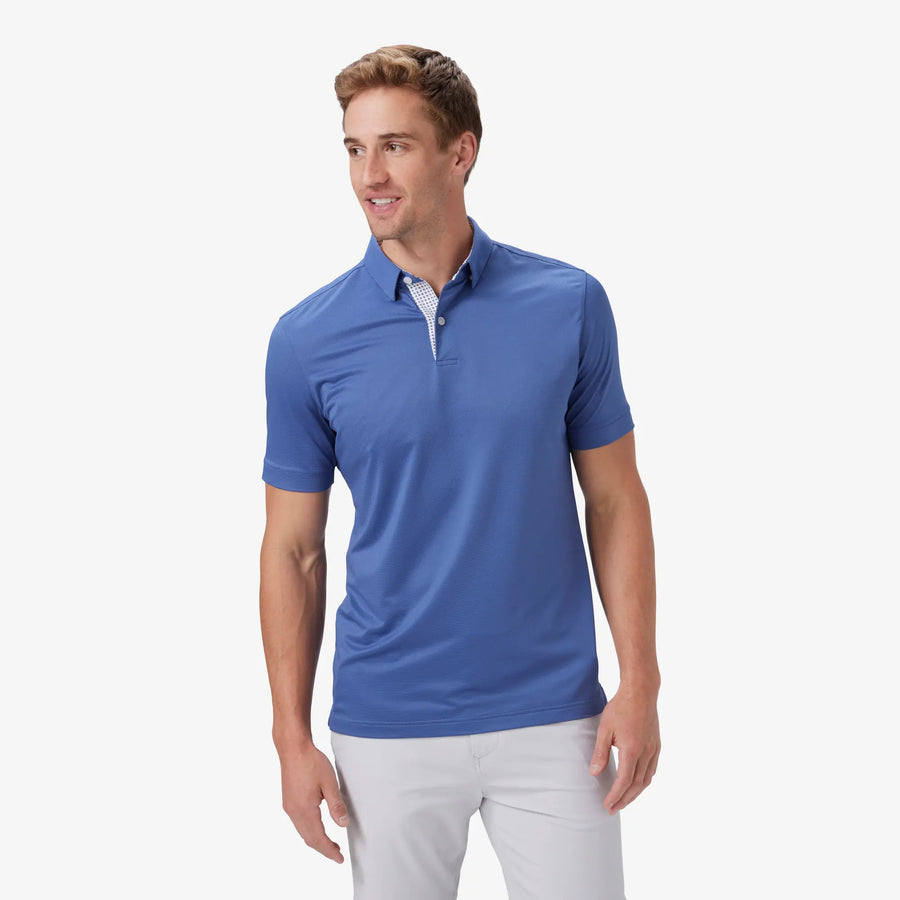 Halyard SS Polo - Coastal Fjord Solid