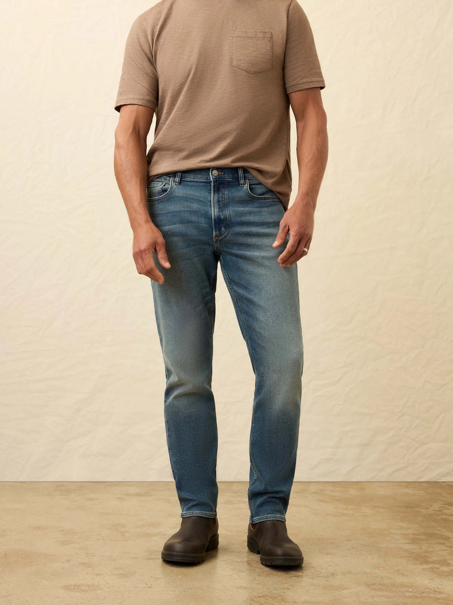 Stretch Terry Indigo 5-Pocket