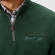 Load image into Gallery viewer, Flame Stitch Quarter Zip - Evergreen
