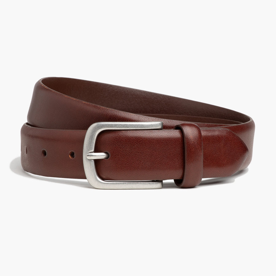 Leather Belt - Brown Solid