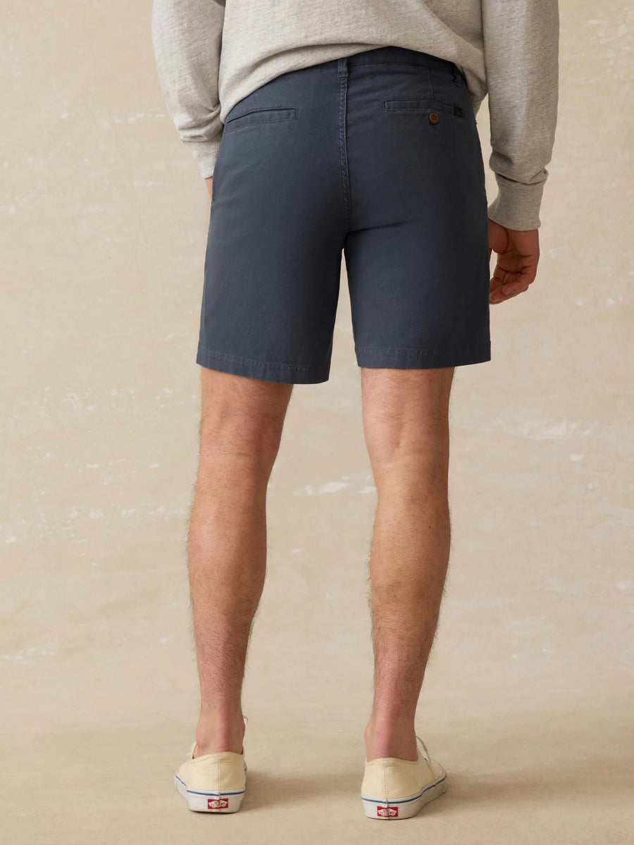 Essential Chino Short (8") - Blue Nights