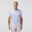 Load image into Gallery viewer, Halyard Polo - White Dot Stripe
