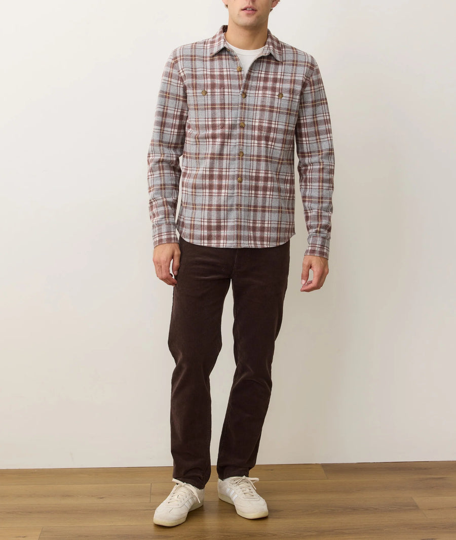 Pacifica Stretch Twill Shirt - Warm Plaid