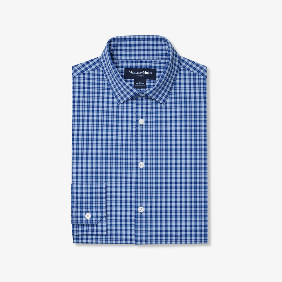 Leeward No-Tuck - Cobalt Ben Plaid