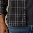Load image into Gallery viewer, Coastline Knit Shirt - Charcoal Sage Check
