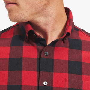 City Flannel-Red and Black Buffalo