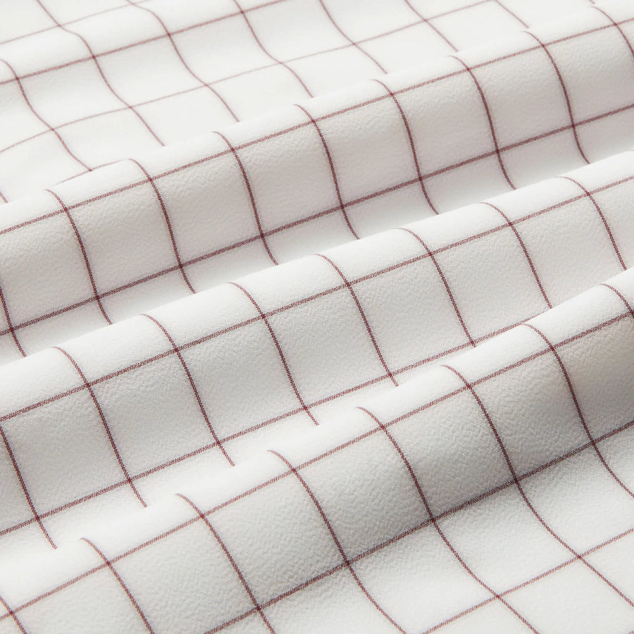 Leeward No Tuck - White Everett Plaid